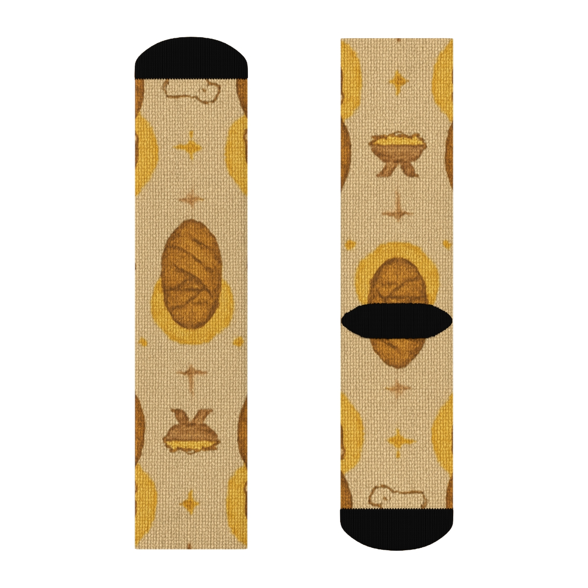 Baby Jesus Swaddle Lattice stylish athletic crew socks
