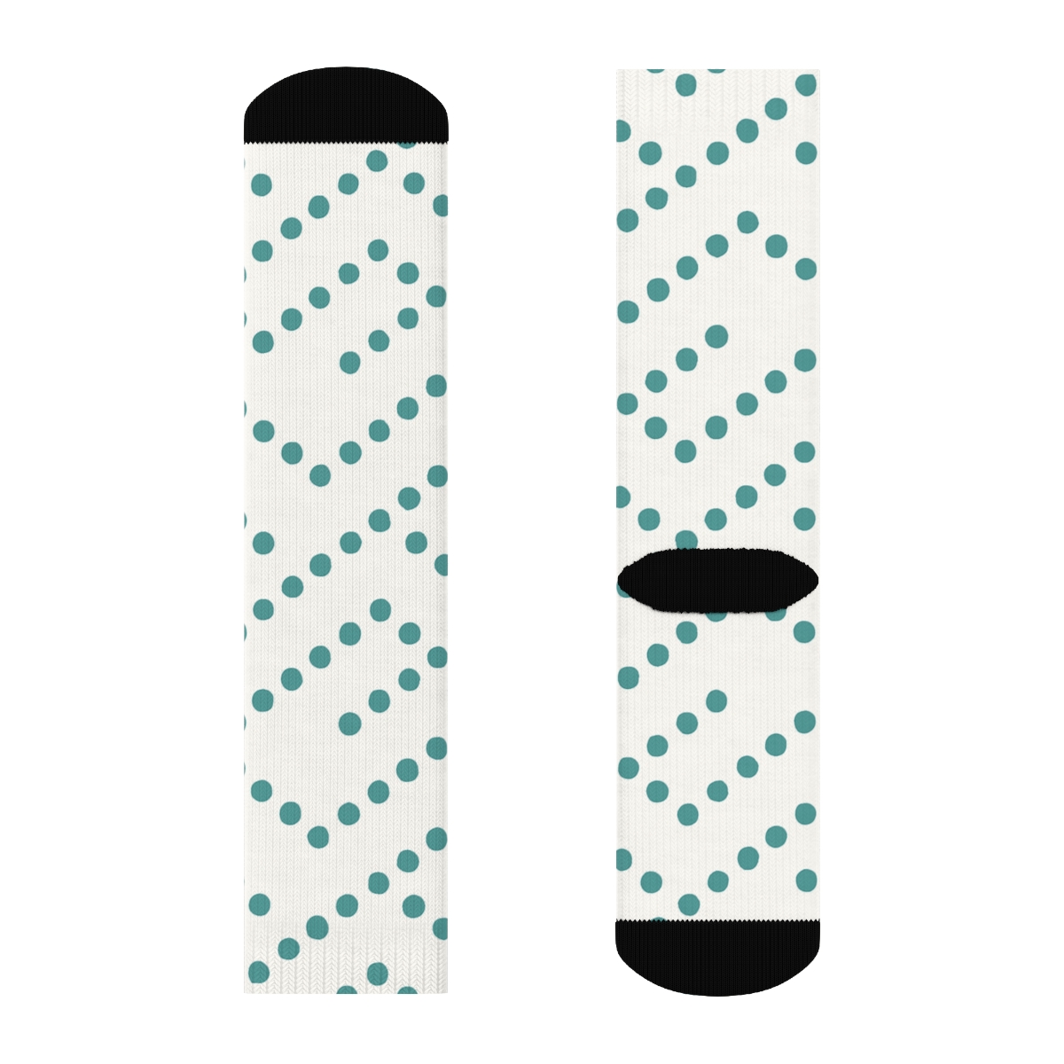 Tiny Dot Relay custom crew socks