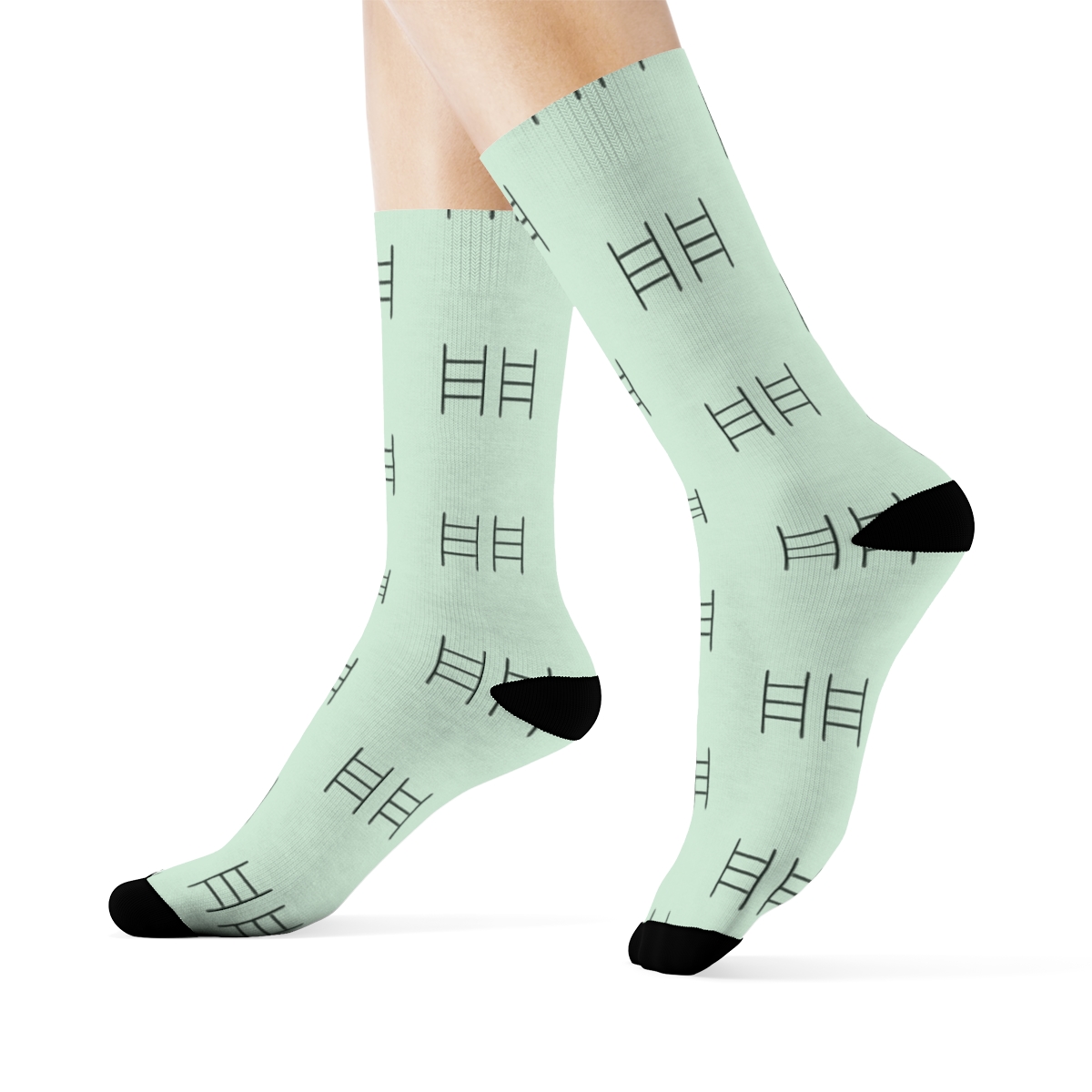 Micro Ladder Grid premium sports crew socks