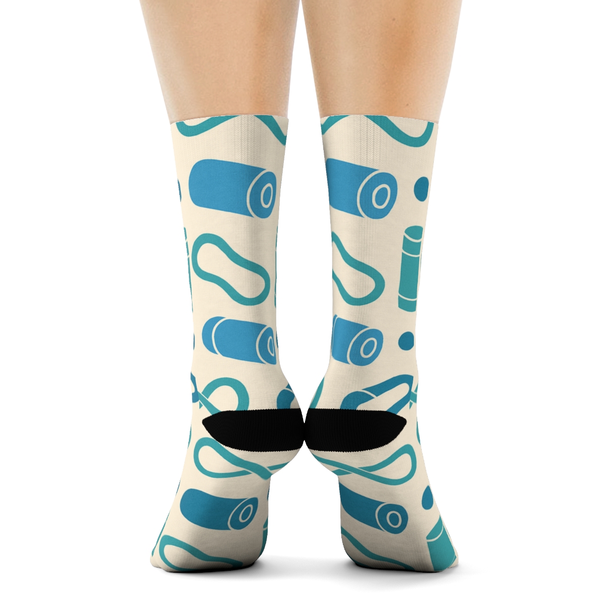 Therapy Blue Mobility Maze For A Physical Therapist comfortable cotton crew socks