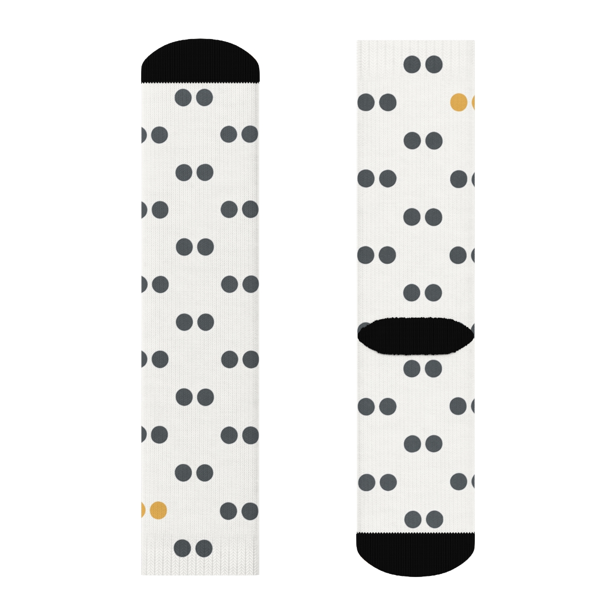 Binary Star Dot Relay stylish athletic crew socks
