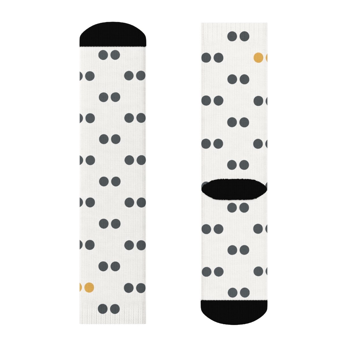 Binary Star Dot Relay stylish athletic crew socks