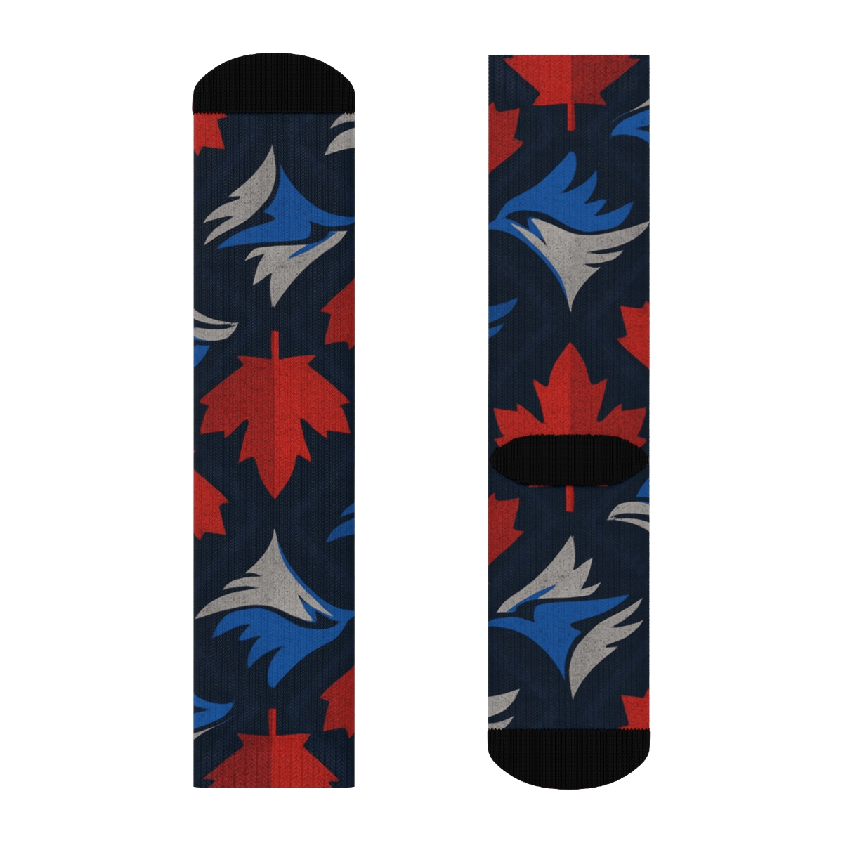 Blue Jays Chevron Stadium Repeat designer printed crew socks