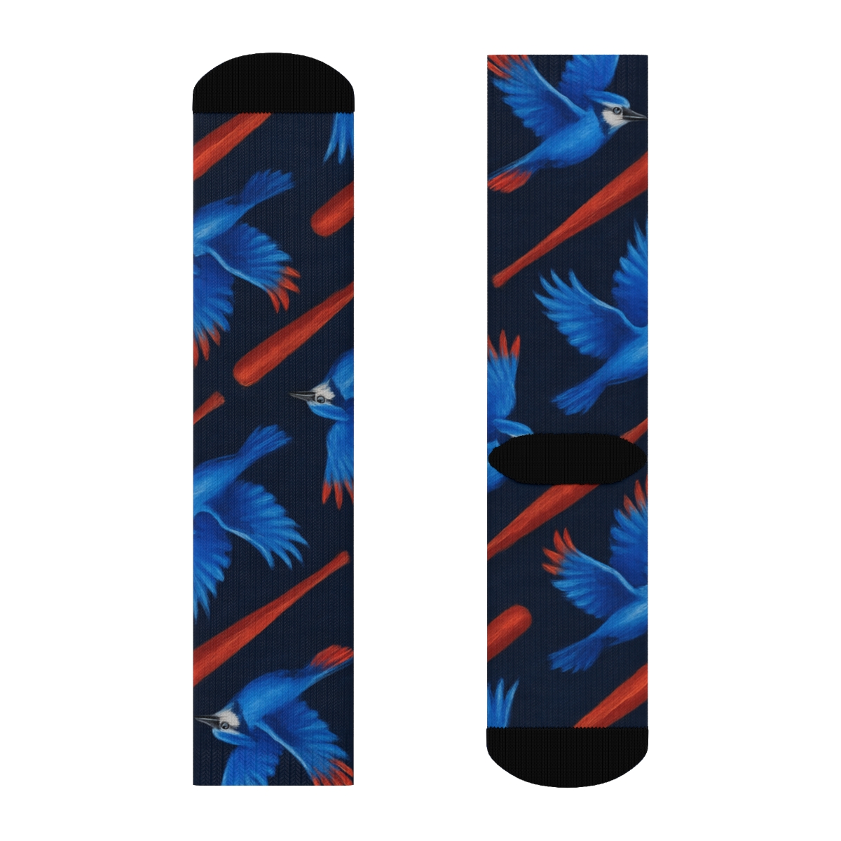 Blue Jays Flight Diagonal Stripe Fusion premium sports crew socks