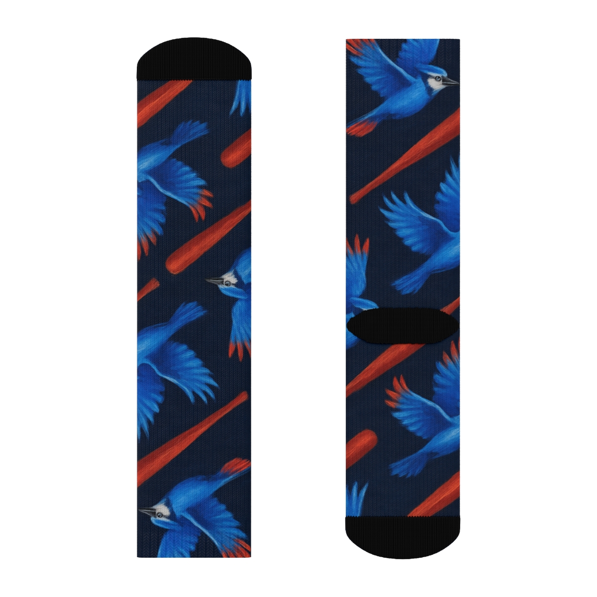 Blue Jays Flight Diagonal Stripe Fusion premium sports crew socks