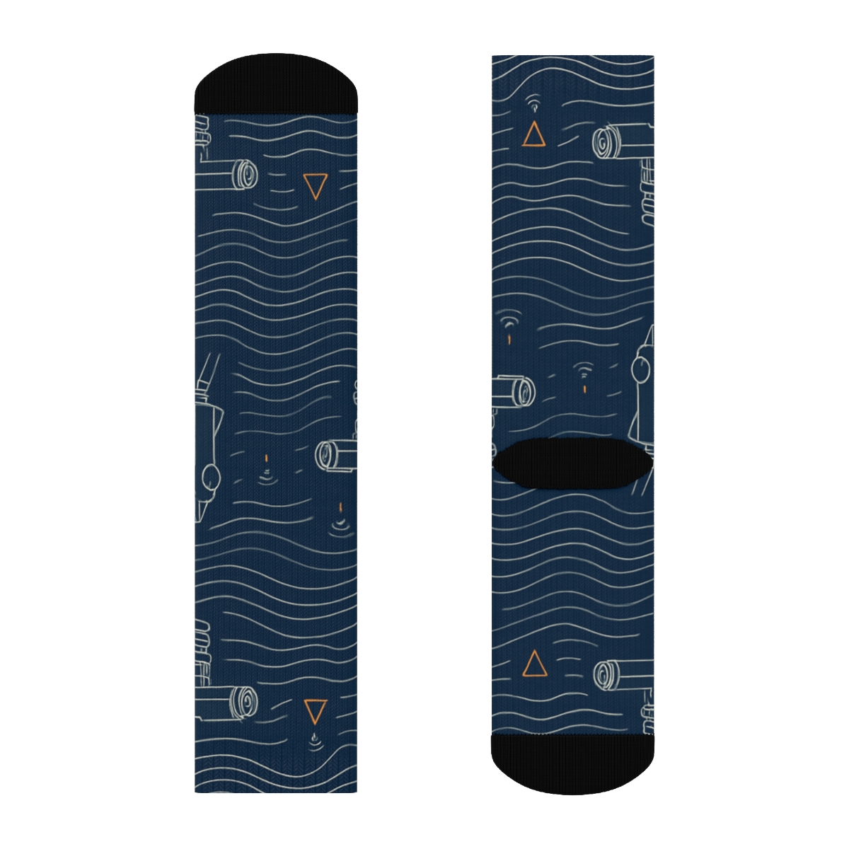 Blueprint Bands With Surveyor Contour Rhythm premium sports crew socks