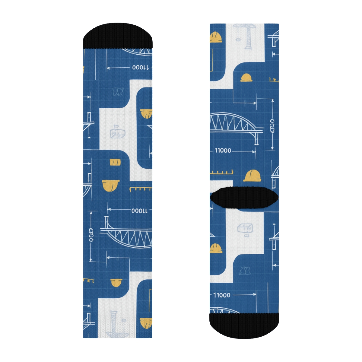 Blueprint Lattice For The Civil Engineer stylish athletic crew socks