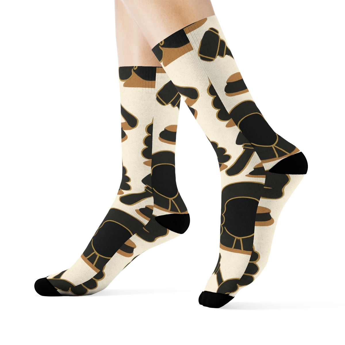 Wig Chevron Lattice In Judge-Grade Charcoal soft everyday crew socks