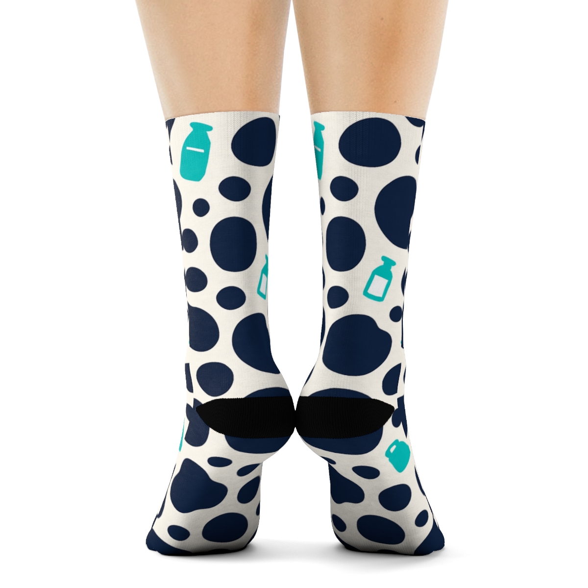 Playful Spot Cluster Scatter comfortable cotton crew socks