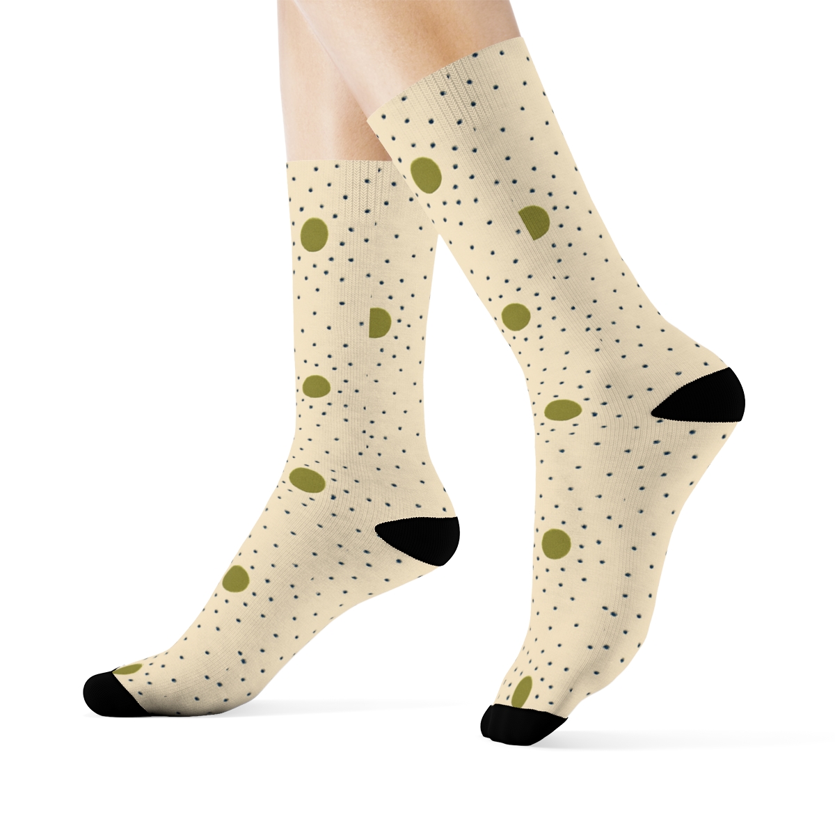 Cosmic Dust Speck Relay unique graphic crew socks