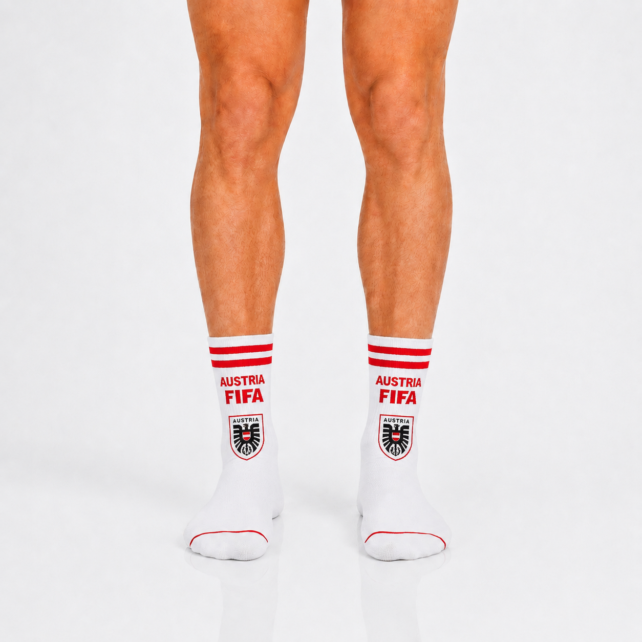 Unisex FIFA 2026 Austria Soccer Fan Sports Themed SocksUnisex FIFA 2026 Austria Soccer Fan Sports Themed Socks - Image 3