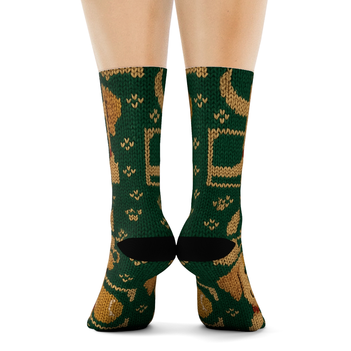 Knitted Picnic Tiles, Labrador Retriever Edition premium sports crew socks