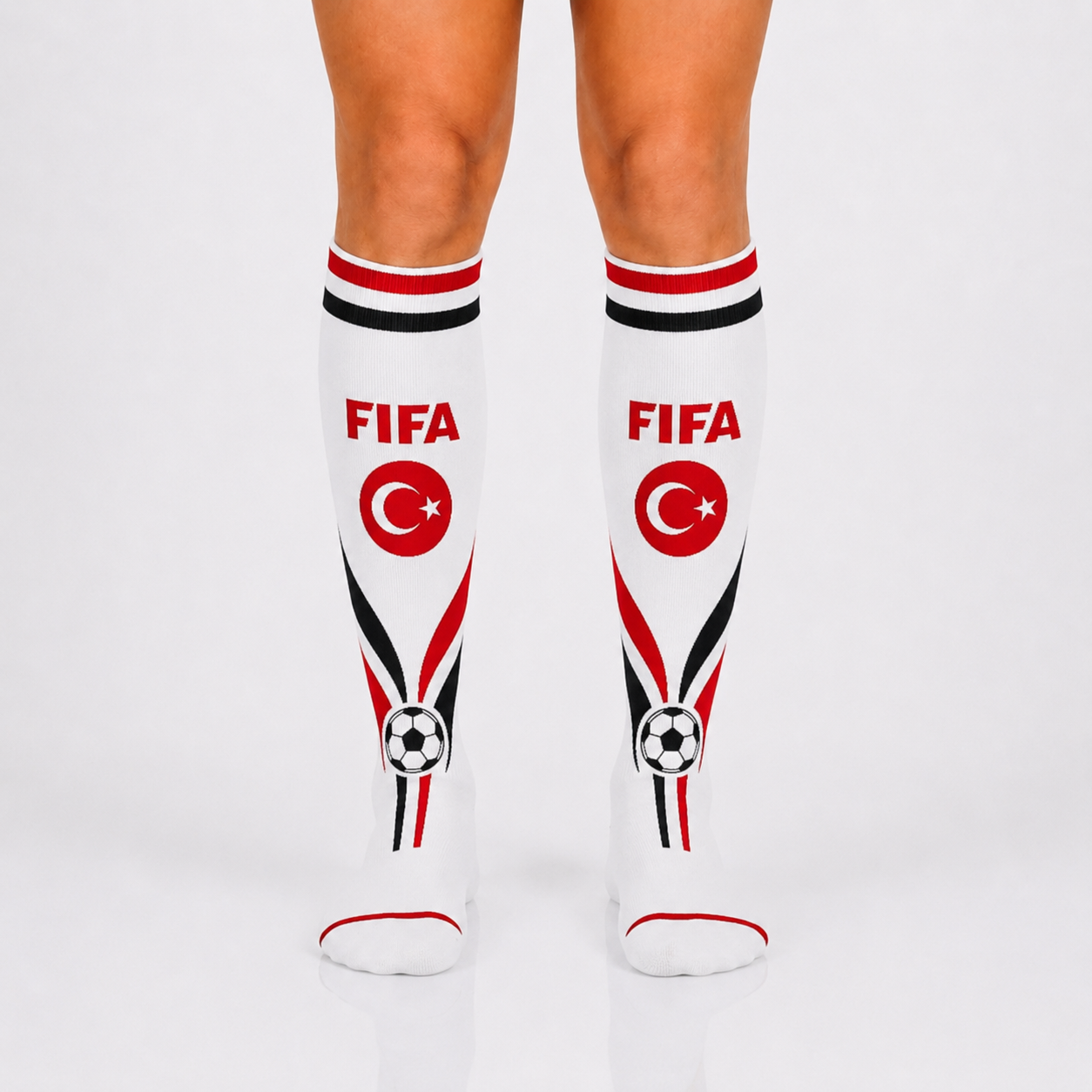 Unisex FIFA 2026 Turkey Soccer Fan Sports Themed Socks