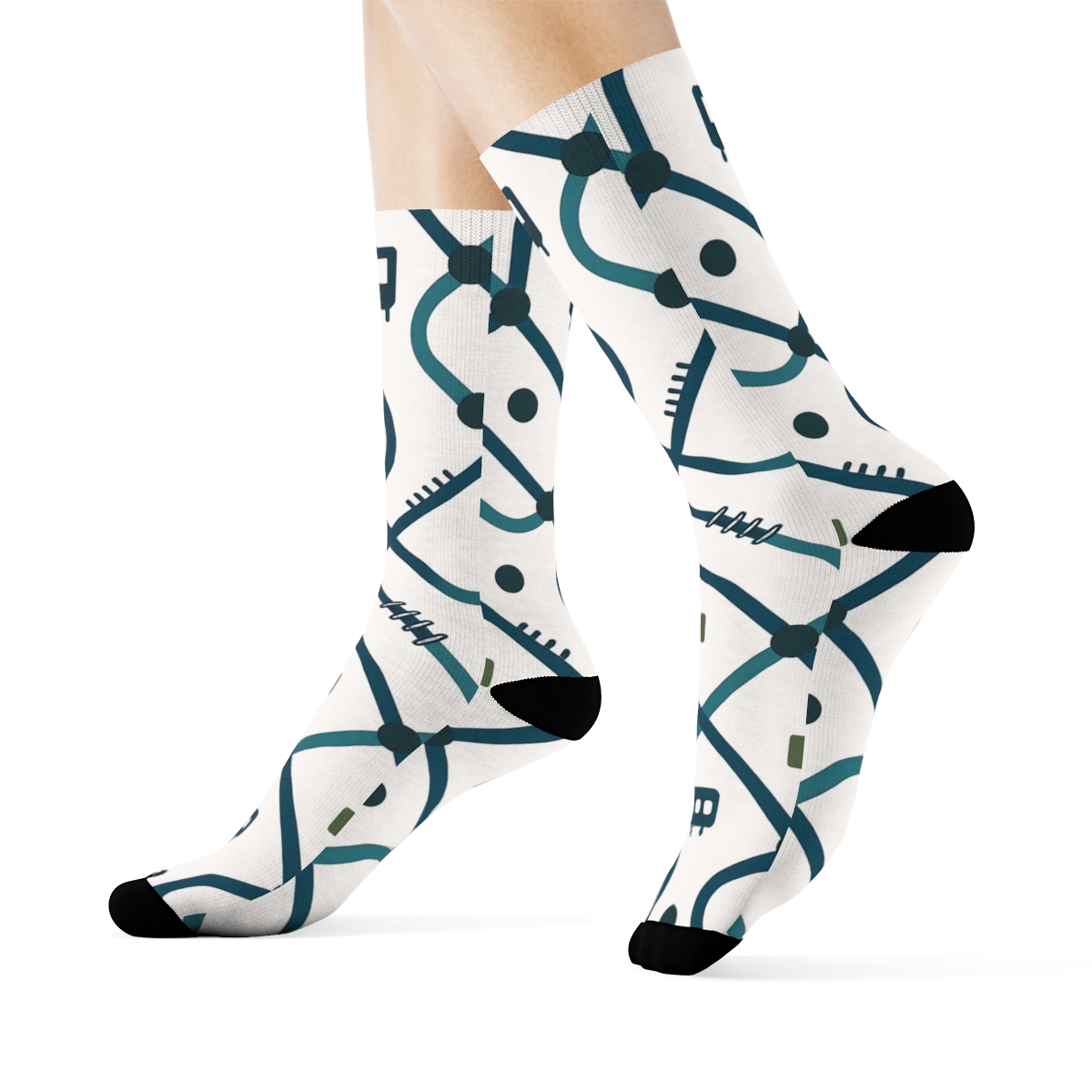 Transit Weave Pattern Urban Planner Edition soft everyday crew socks