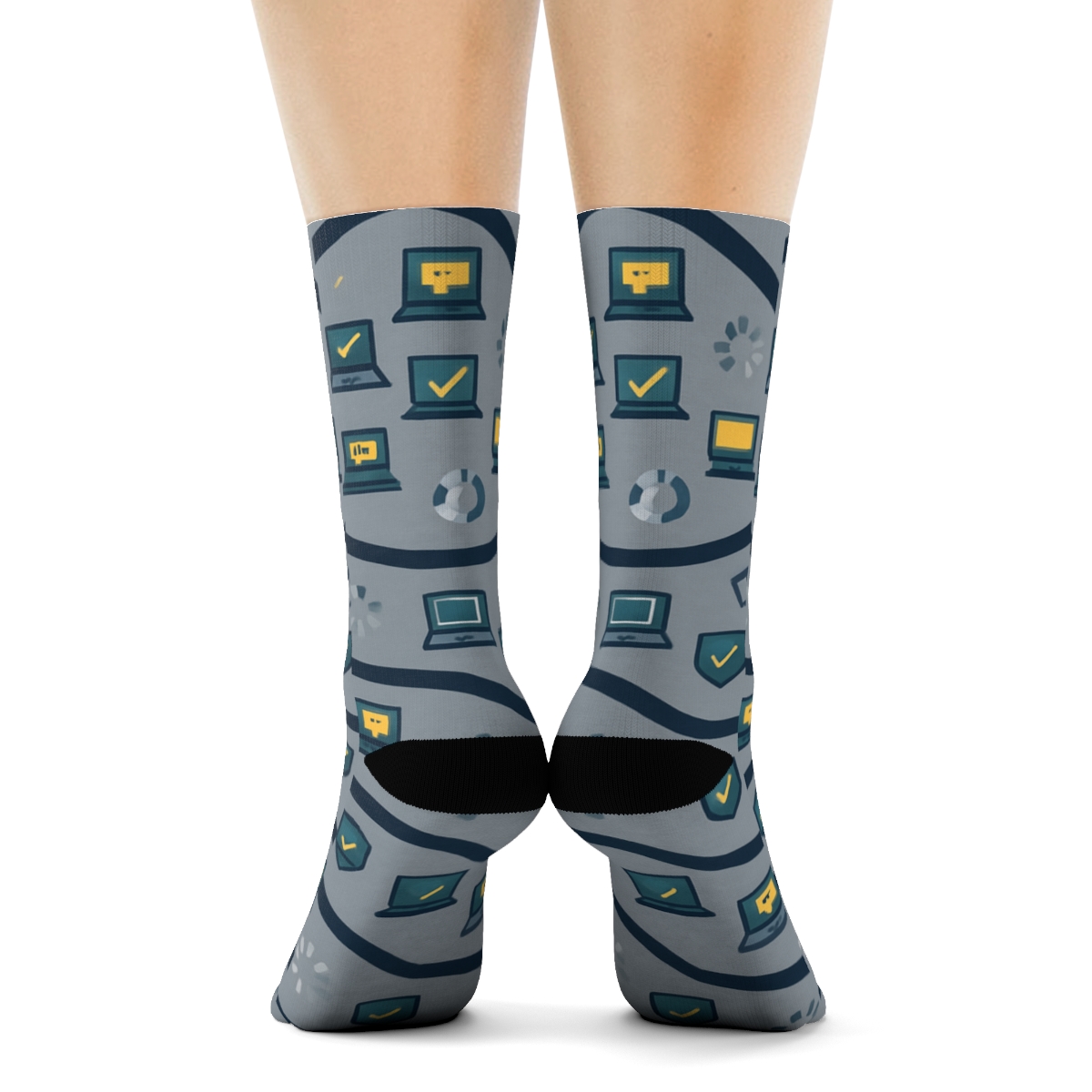 Cable Cascade With It Support Specialist Tools comfortable cotton crew socks