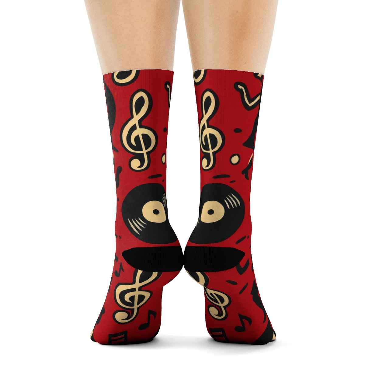 Ruby Concert Grid, Vinyl Records Musician Edition comfortable cotton crew socks