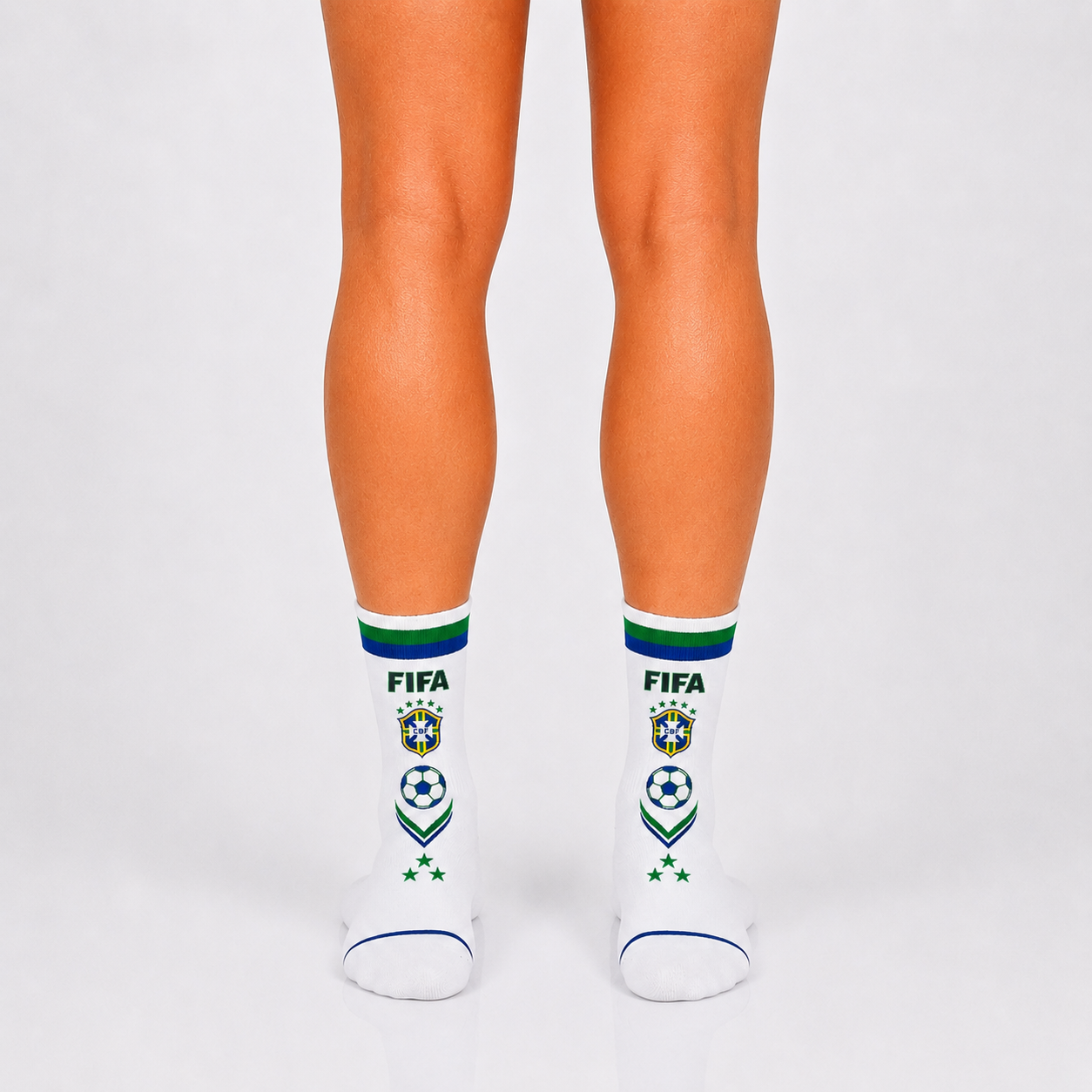 Unisex FIFA 2026 Brazil Soccer Fan Sports Themed SocksUnisex FIFA 2026 Brazil Soccer Fan Sports Themed Socks - Image 3