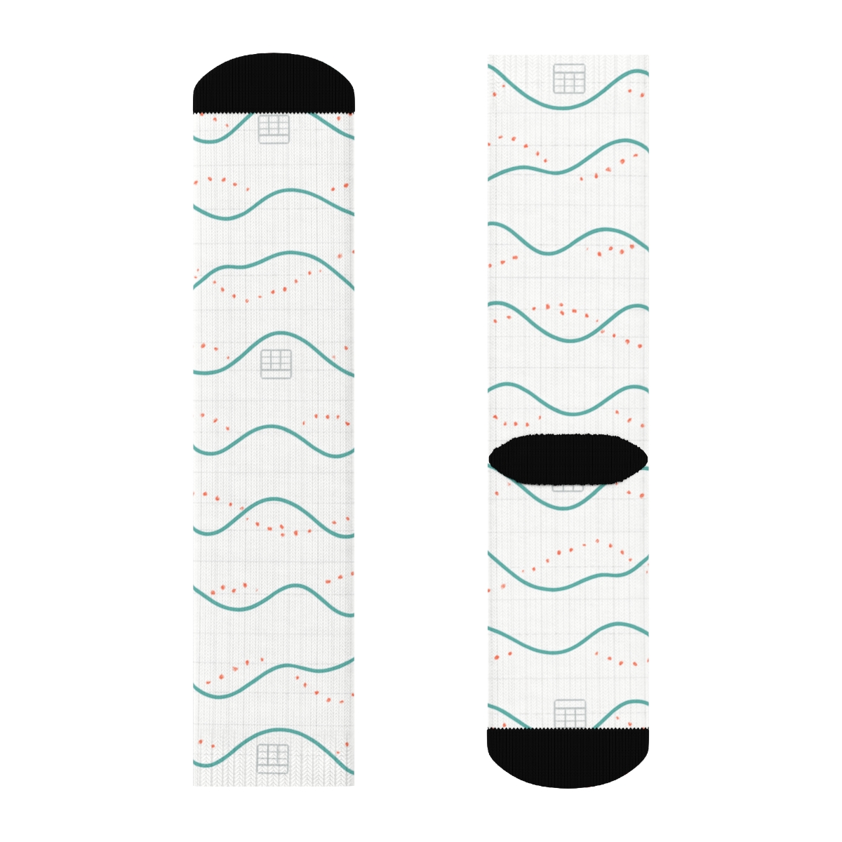 Minimal Grid With Data Analyst Trendline Bands comfortable cotton crew socks