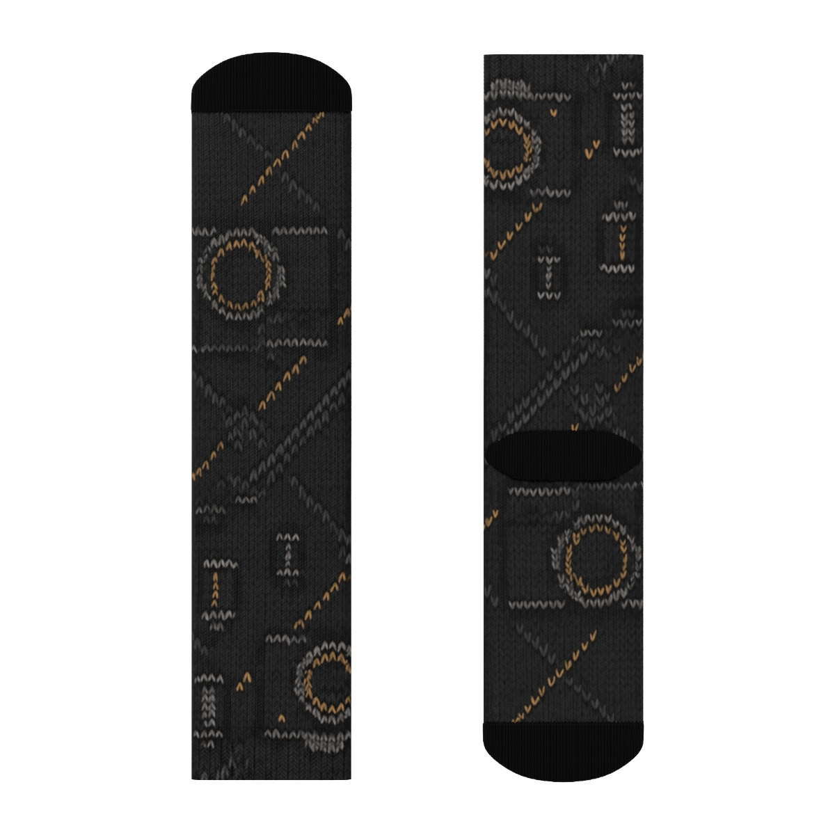 Cable Knit Photographer Camera Lattice personalized crew socks