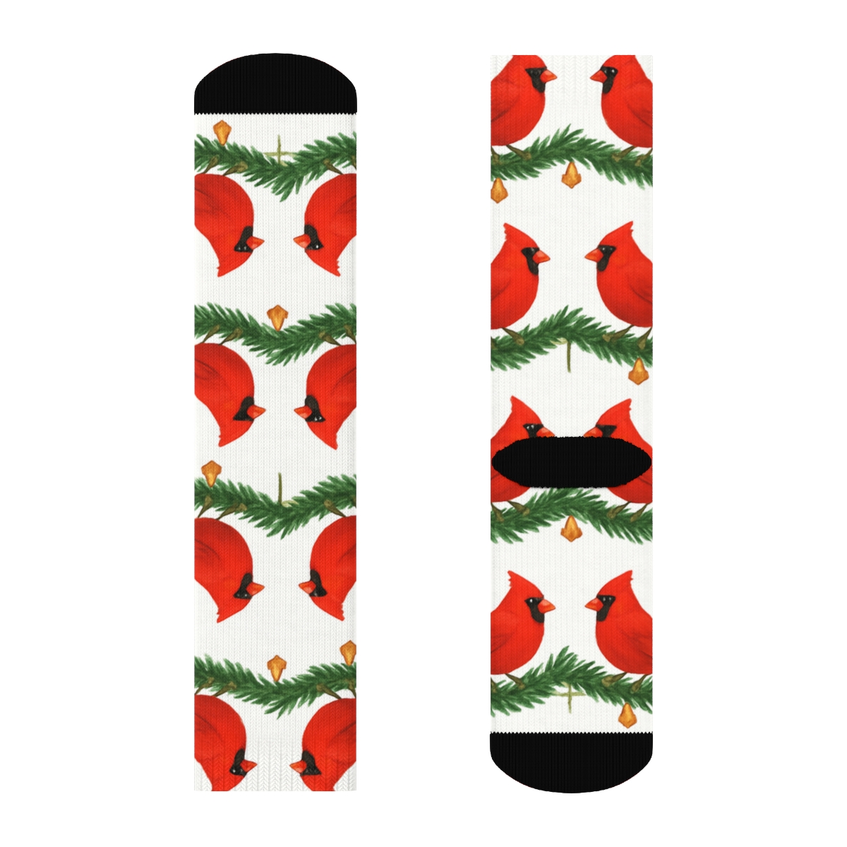 Cardinal Garland Alternation custom crew socks