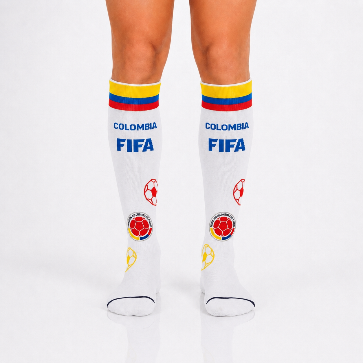 Unisex FIFA 2026 Colombia Soccer Fan Sports Themed Socks