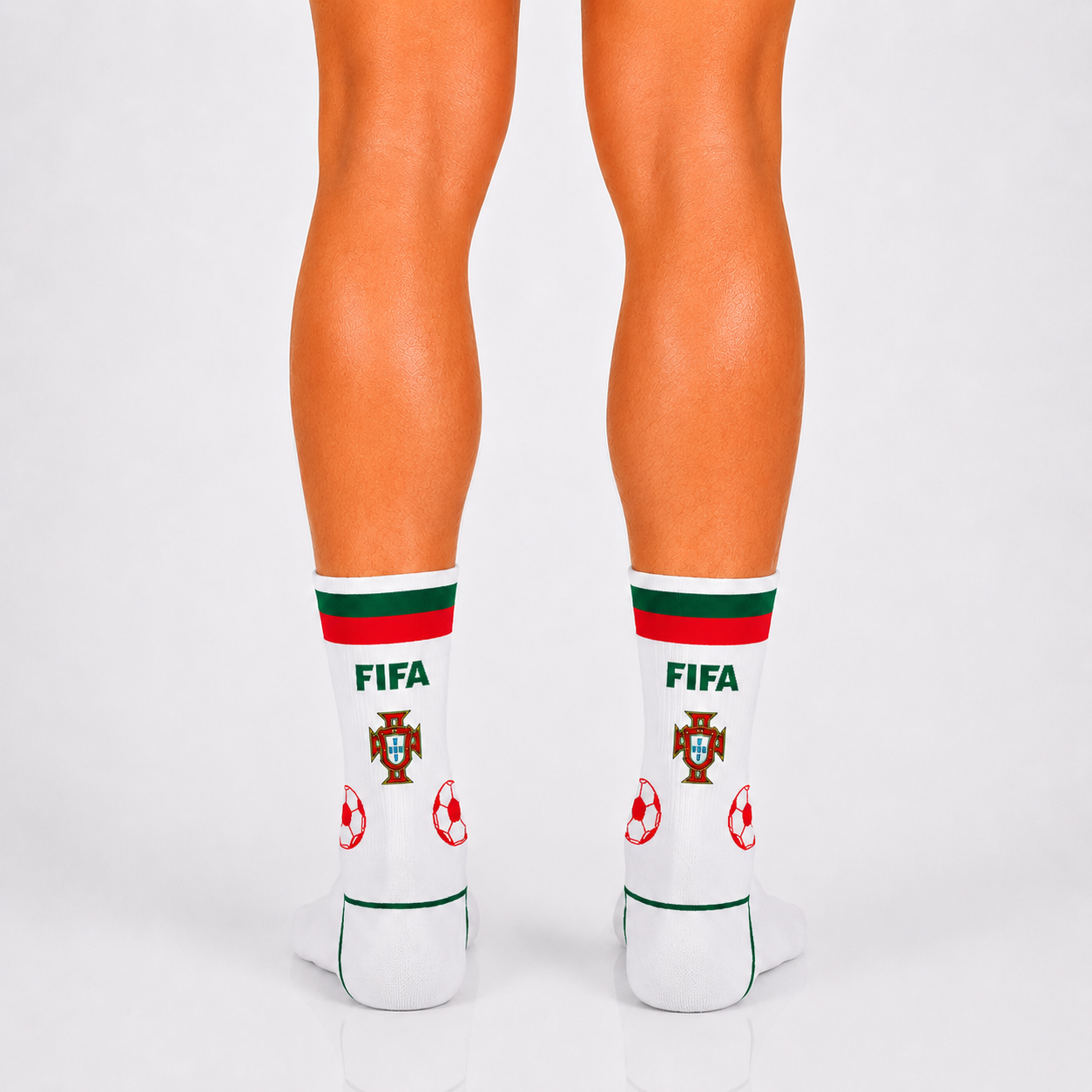 Unisex FIFA 2026 Portugal Soccer Fan Sports Themed SocksUnisex FIFA 2026 Portugal Soccer Fan Sports Themed Socks - Image 4