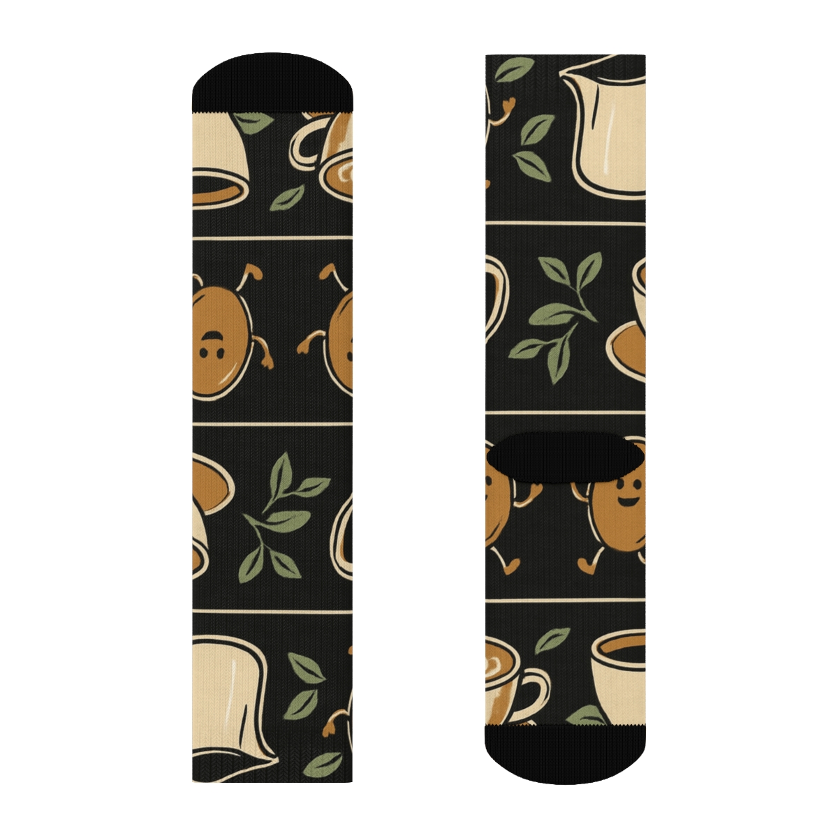 Coffee Tool Parade With Barista Accent premium sports crew socks