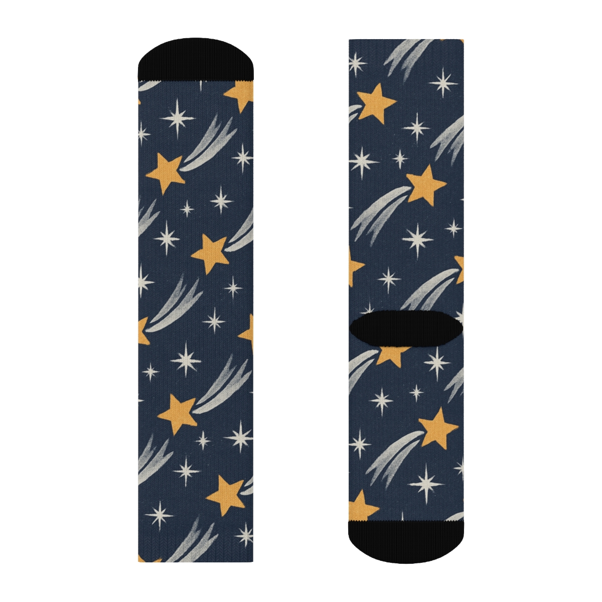 Comet Tail Array With Star Of Bethlehem Motifs personalized crew socks