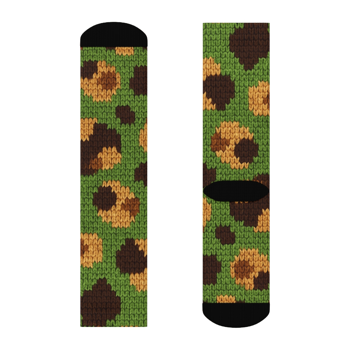 Cow Pasture Knit Spot Grid soft everyday crew socks