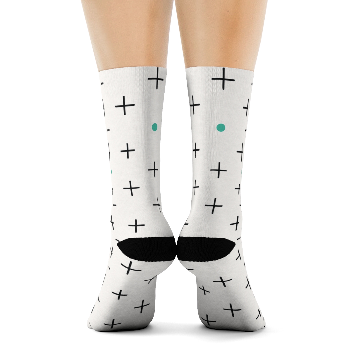 Crosshair Micro Matrix unique graphic crew socks