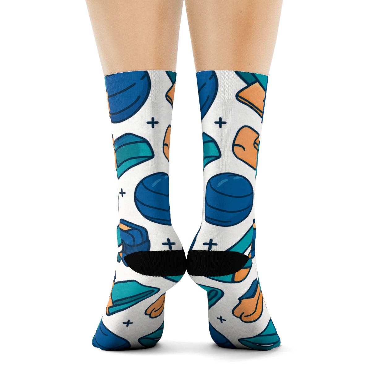 Therapy Band Orbit Grid For Physical Therapist Wellness stylish athletic crew socks