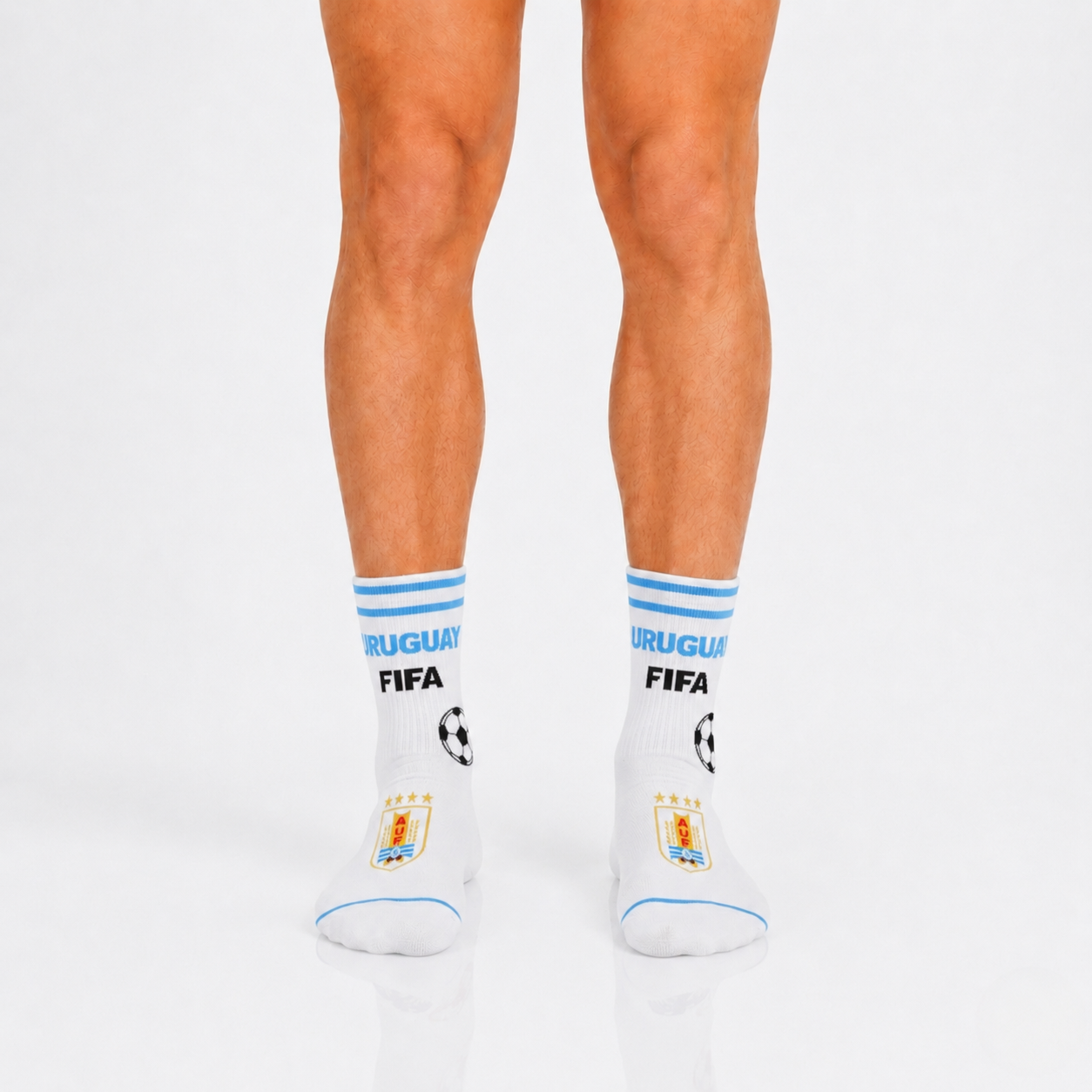 Unisex FIFA 2026 Uruguay Soccer Fan Sports Themed SocksUnisex FIFA 2026 Uruguay Soccer Fan Sports Themed Socks - Image 3