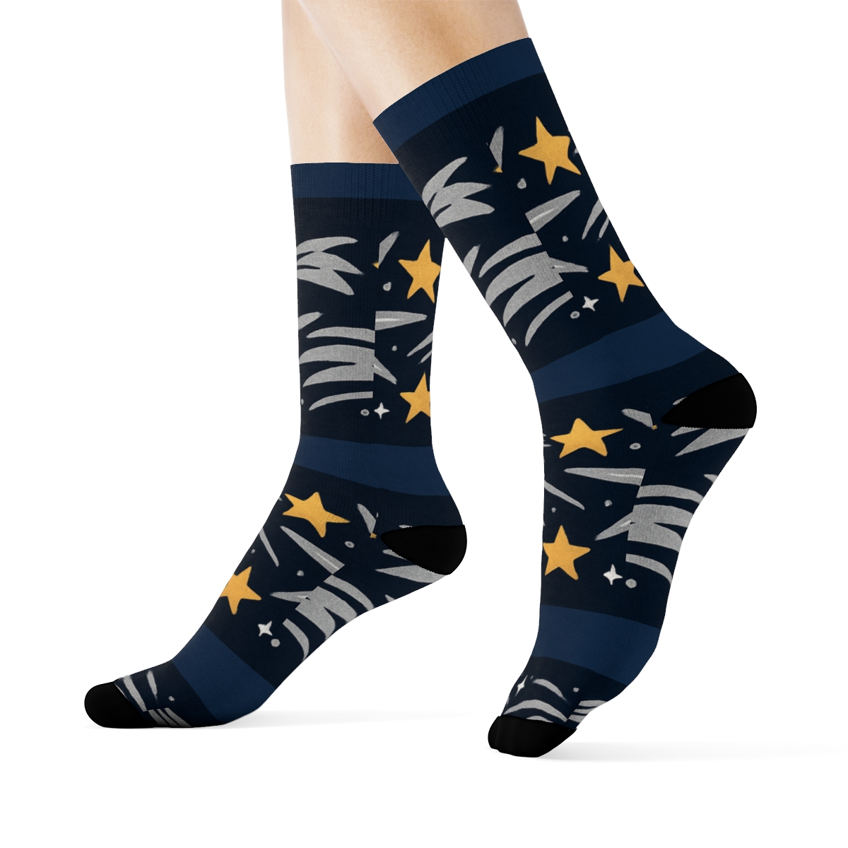Guiding Star Of Bethlehem Band Garland soft everyday crew socks
