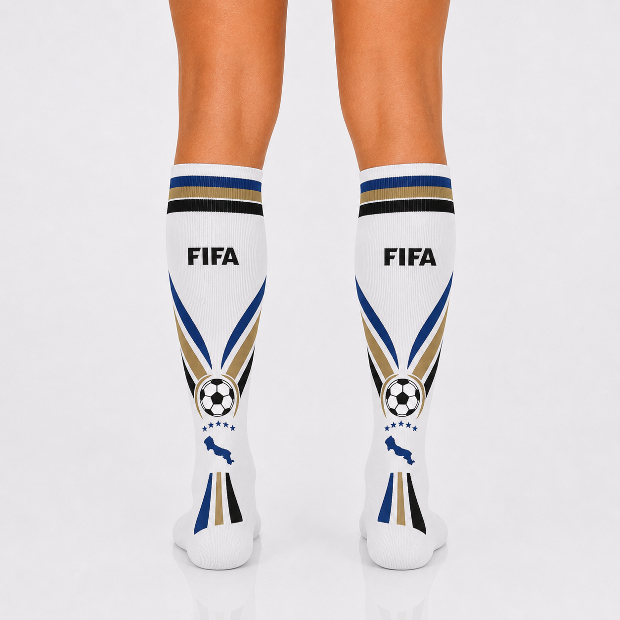 Unisex FIFA 2026 Curaçao Soccer Fan Sports Themed Socks