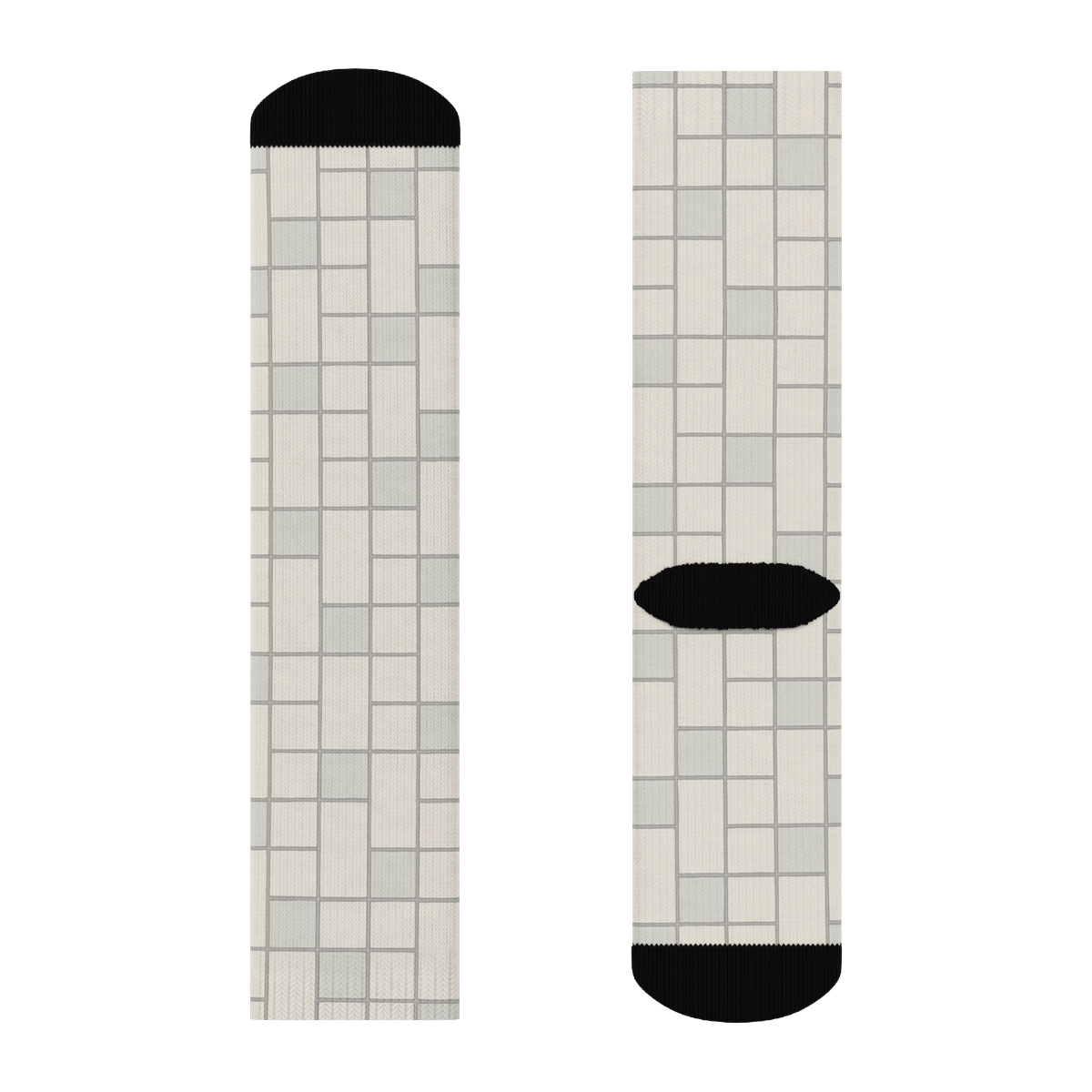 Mini Grid Drift Crew Socks