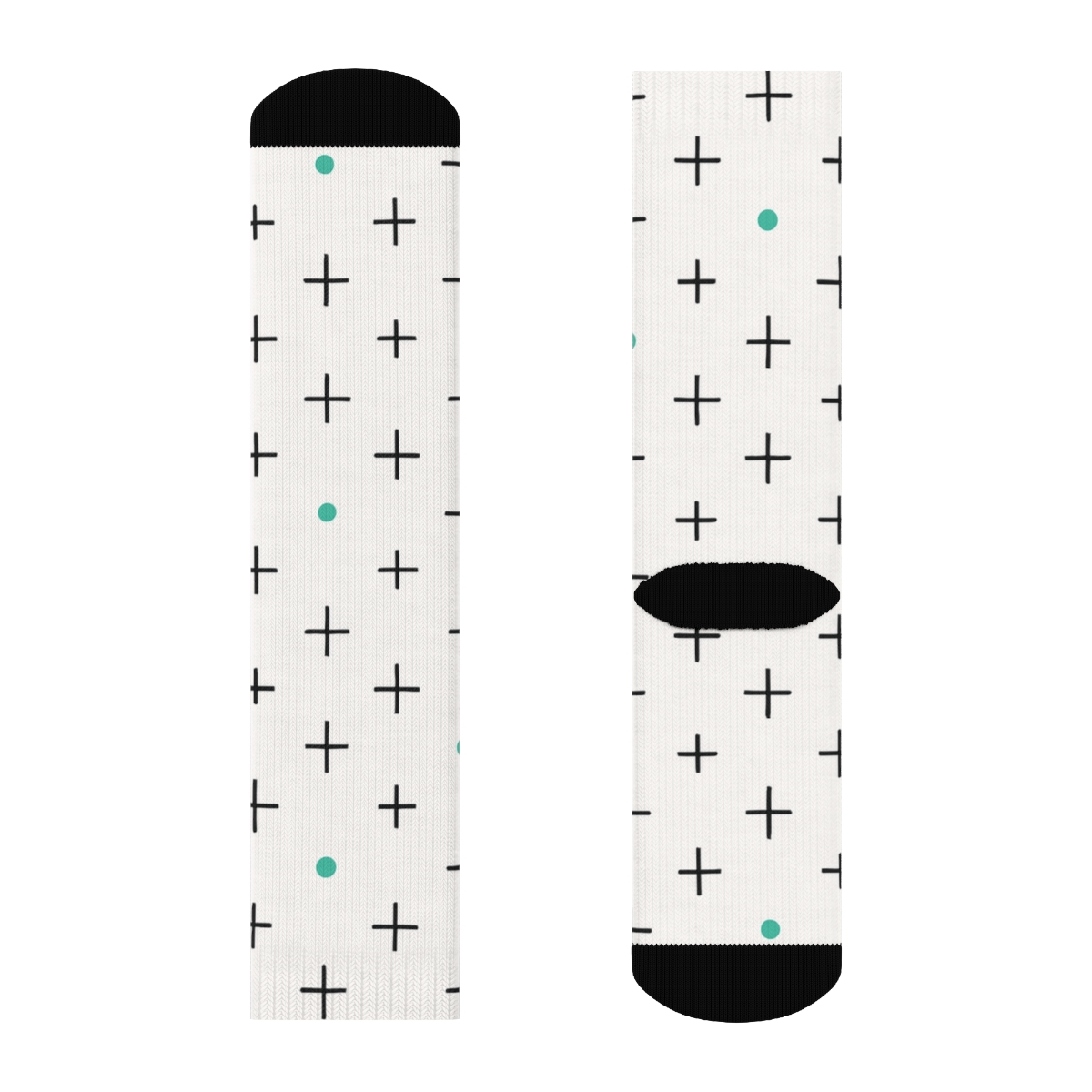 Crosshair Micro Matrix unique graphic crew socks