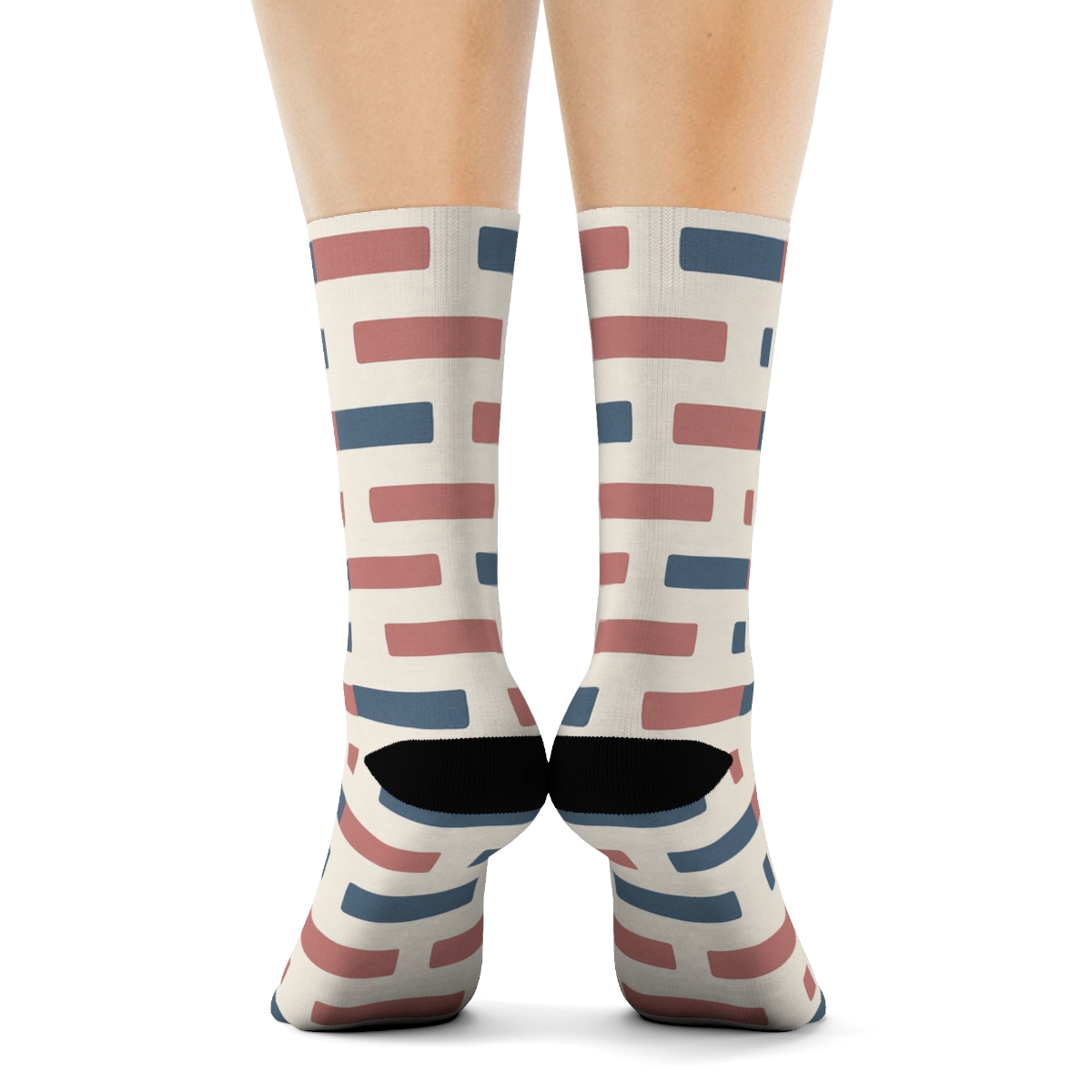 Interval Bar Repeat personalized crew socks