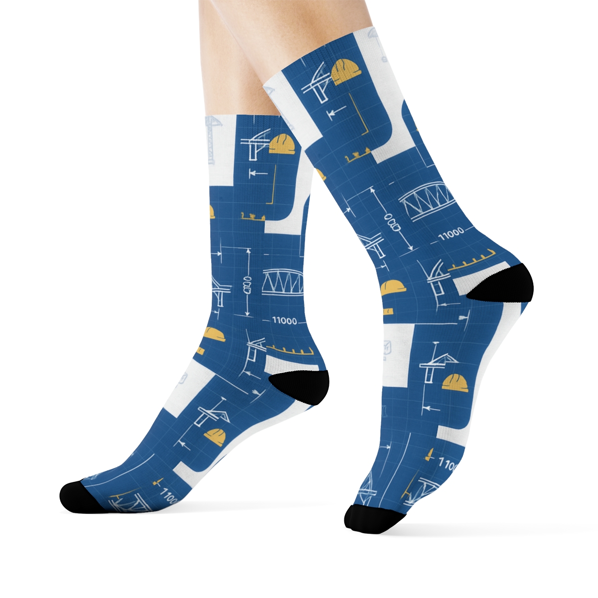 Blueprint Lattice For The Civil Engineer stylish athletic crew socks