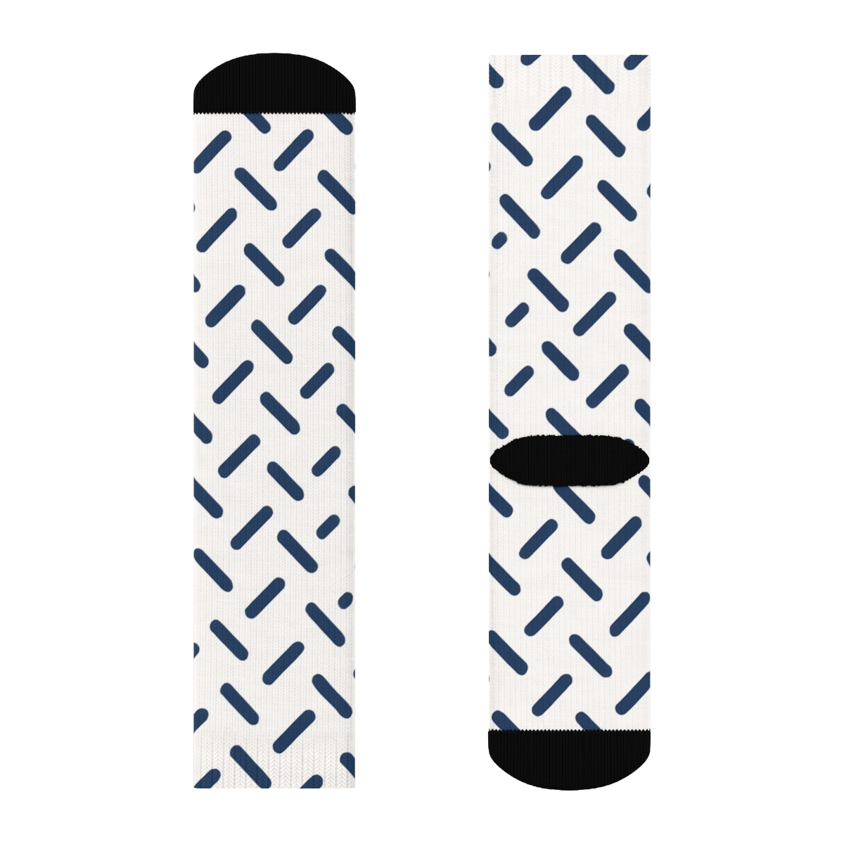 Diagonal Dash Relay personalized crew socks