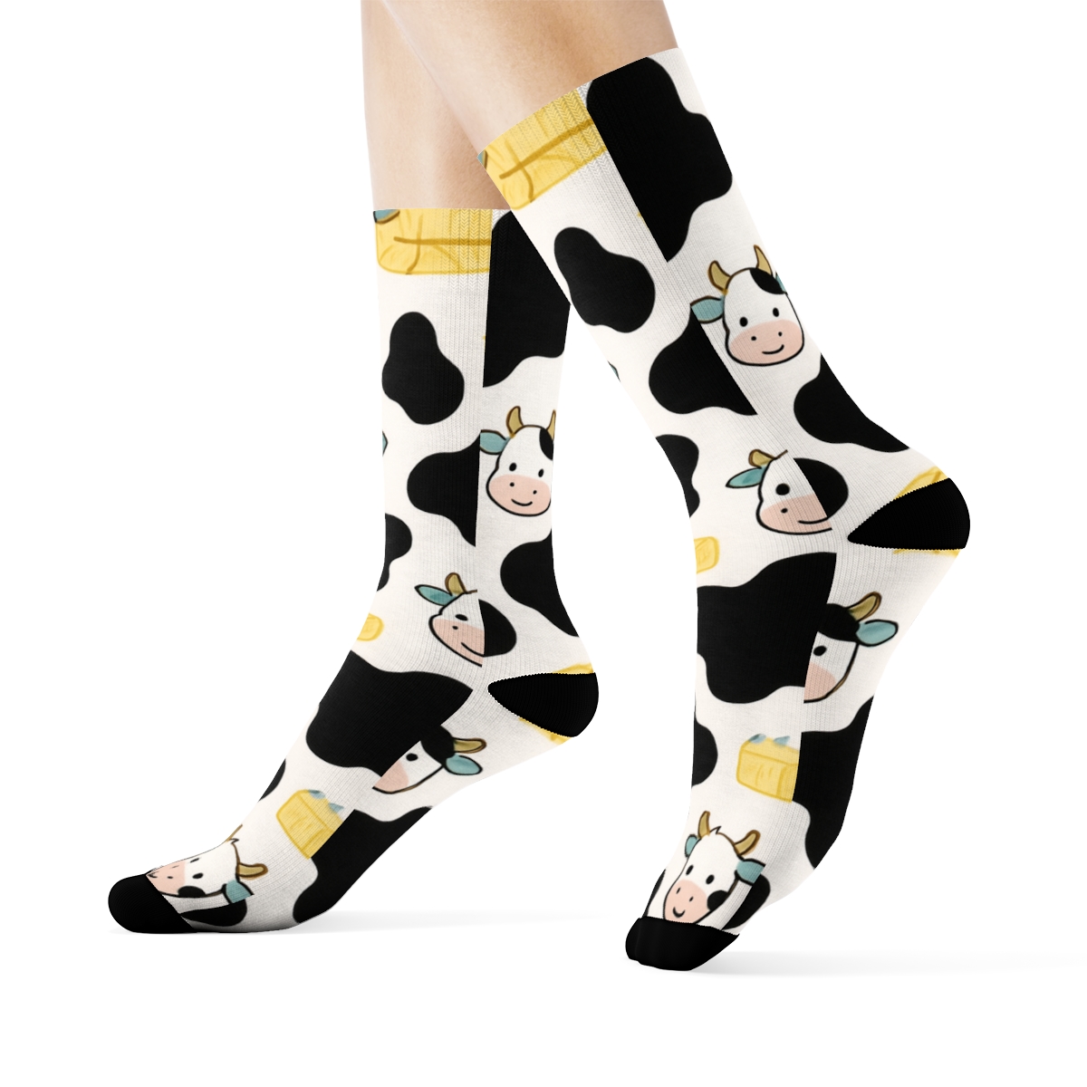 Playful Pasture Spot Scatter For Kids premium sports crew socks