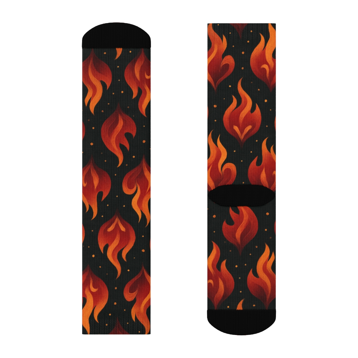 Ember Tessellation Grid stylish athletic crew socks