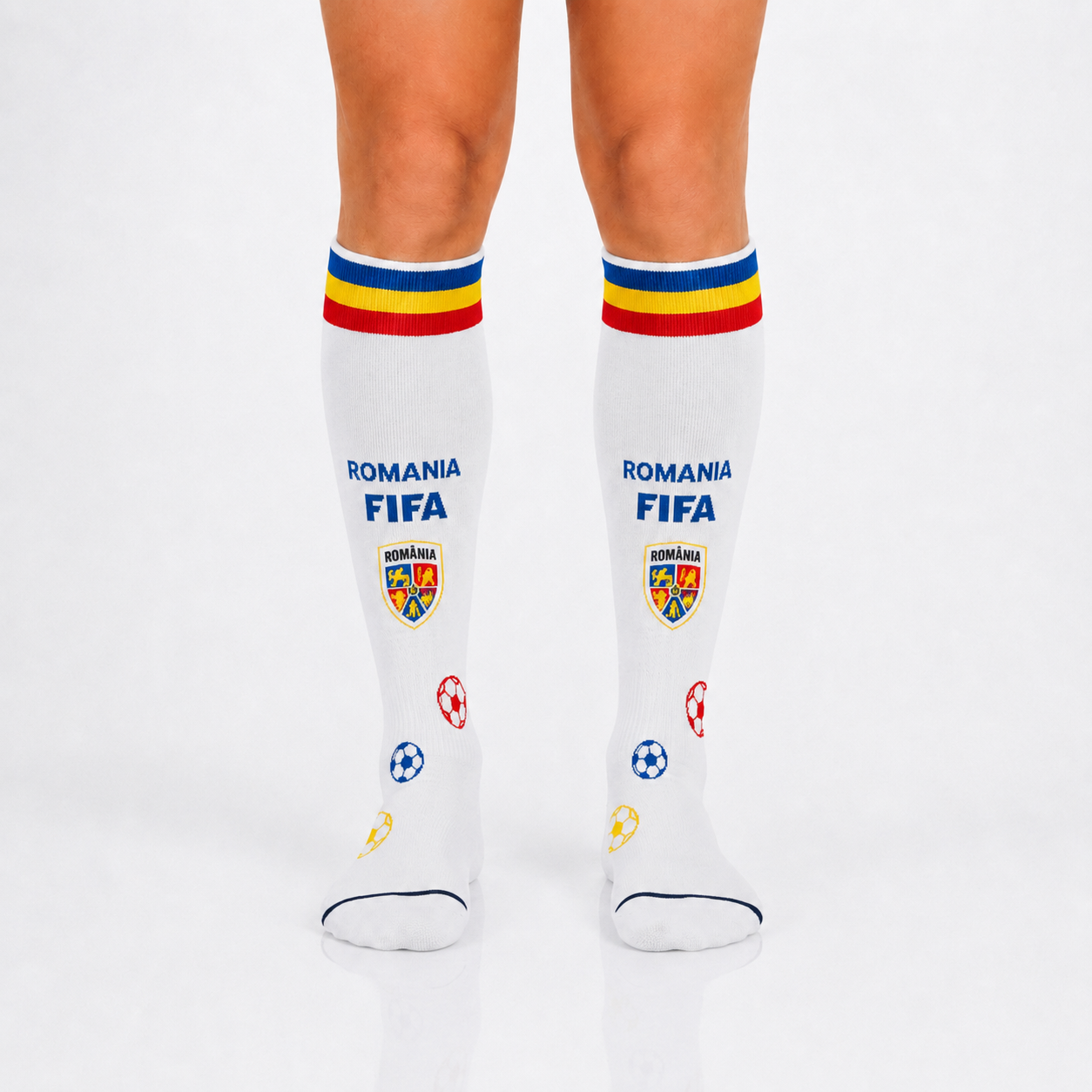Unisex FIFA 2026 Romania Soccer Fan Sports Themed Socks