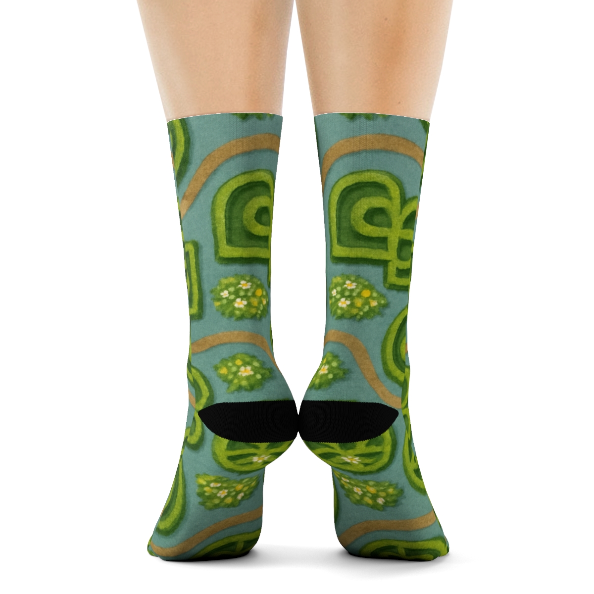 Hedge Parterre Waves, Landscaper Edition stylish athletic crew socks
