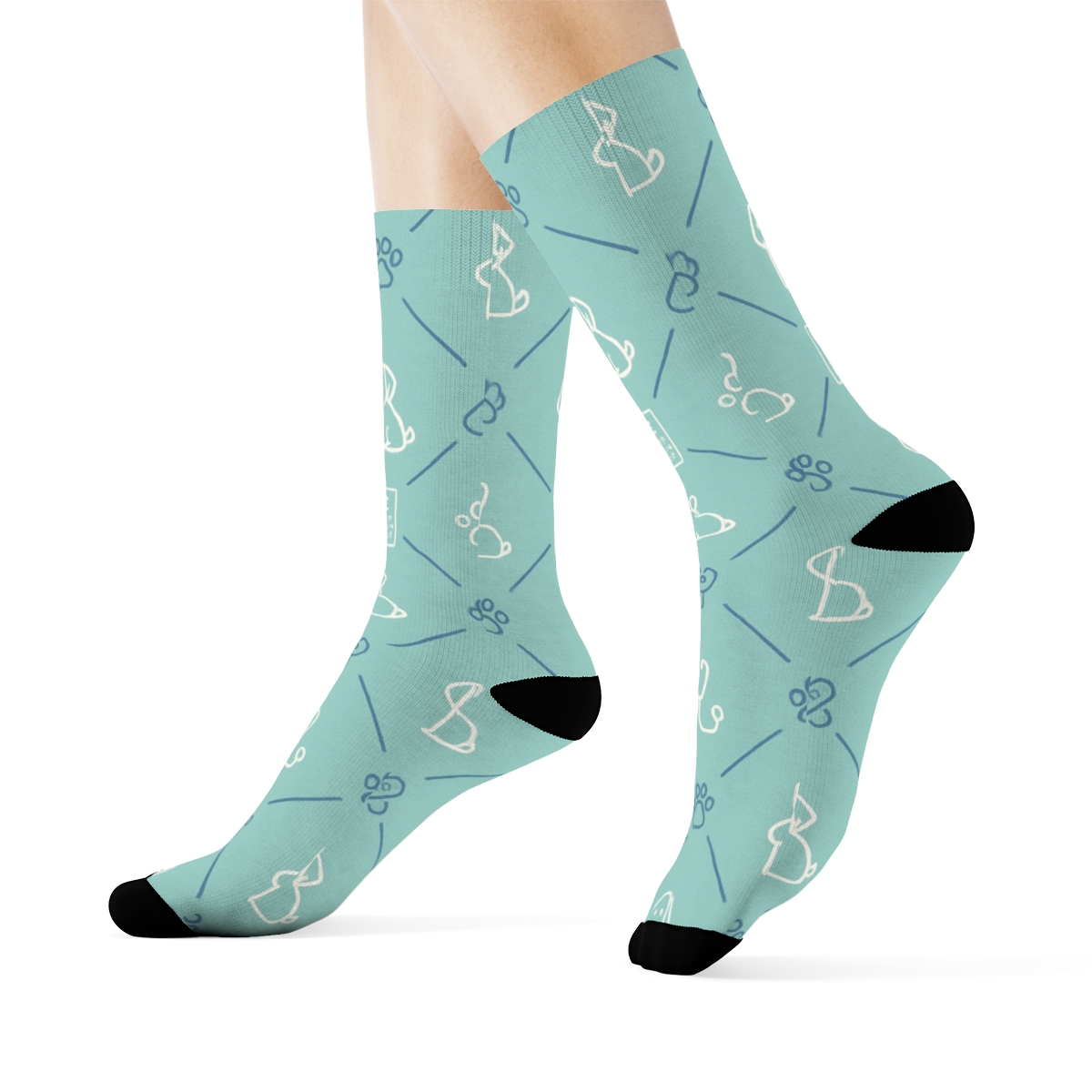 Constellation Care Grid With Veterinary Technician Tools soft everyday crew socks