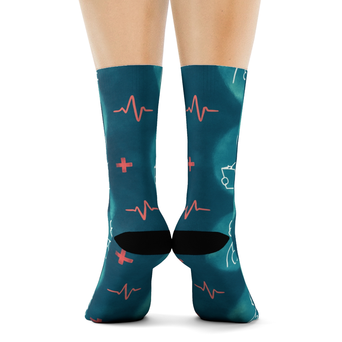 Celestial Ward With Doctor Constellation Motifs custom crew socks