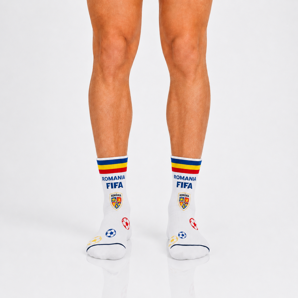 Unisex FIFA 2026 Romania Soccer Fan Sports Themed SocksUnisex FIFA 2026 Romania Soccer Fan Sports Themed Socks - Image 3