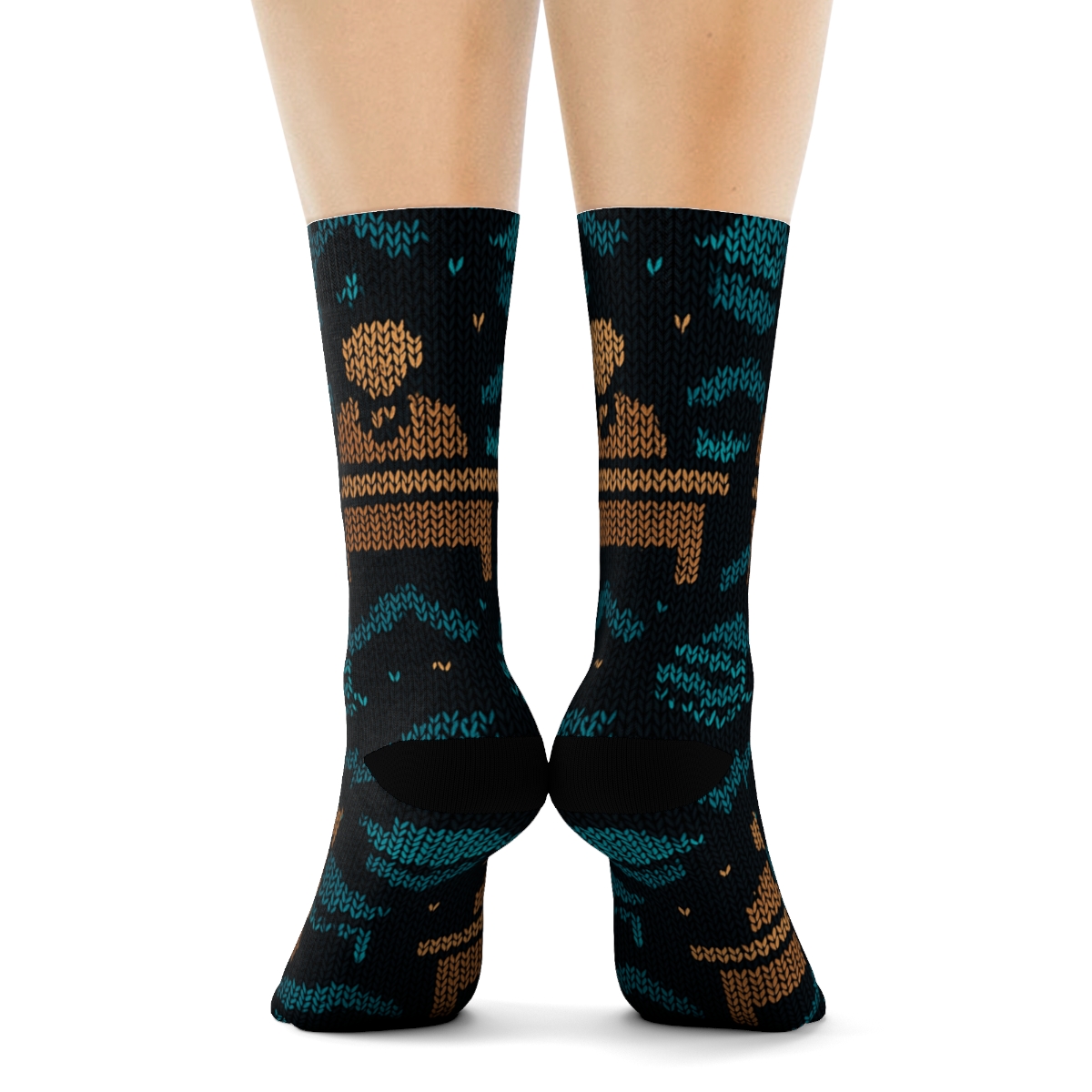 School Principal Knit Illusion Chevron Ledger premium sports crew socks