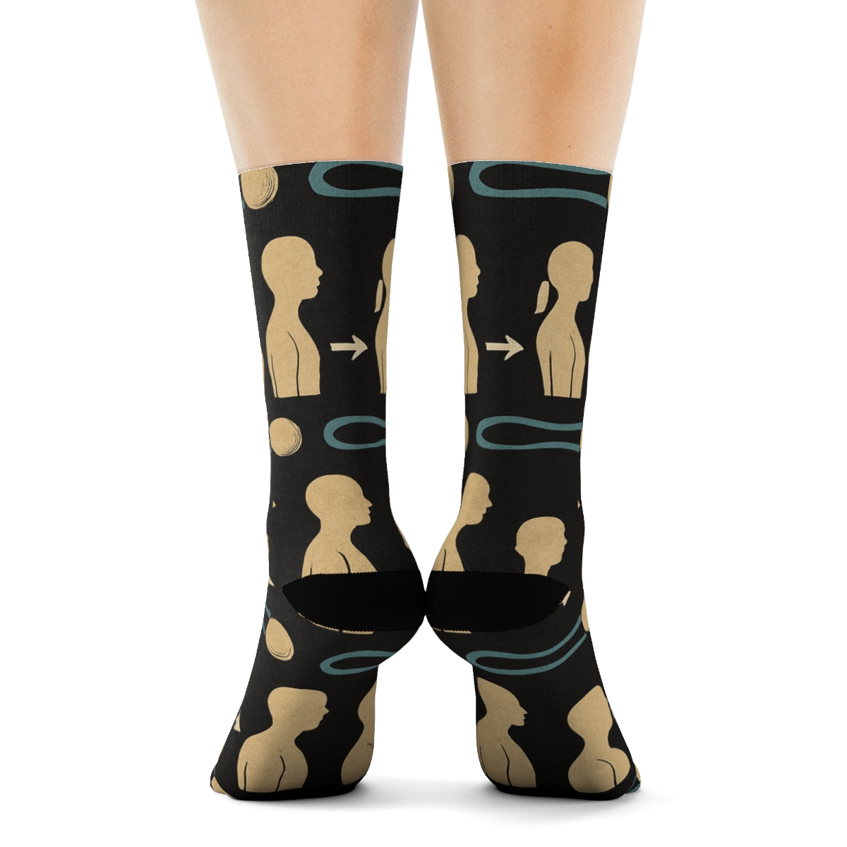 Postural Correction Bands For A Physical Therapist premium sports crew socks