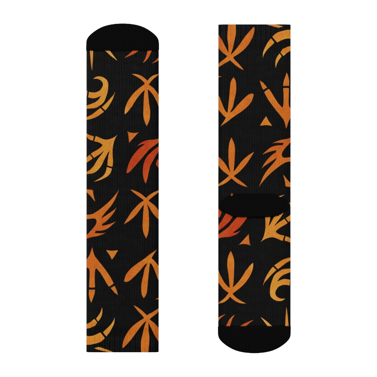Eagle Talon Track Grid On Black Background premium sports crew socks