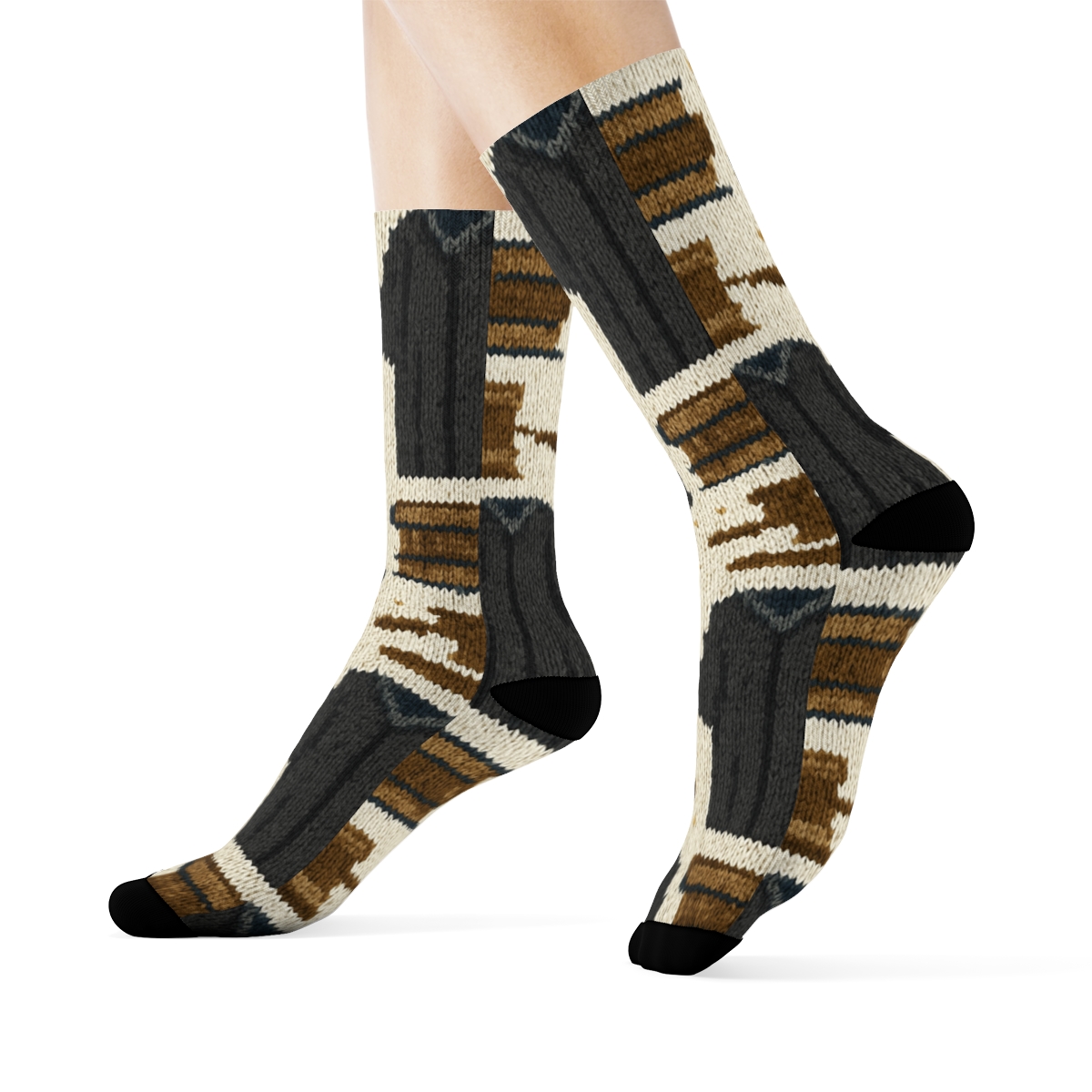 Law Books With Judge Robe Bands personalized crew socks